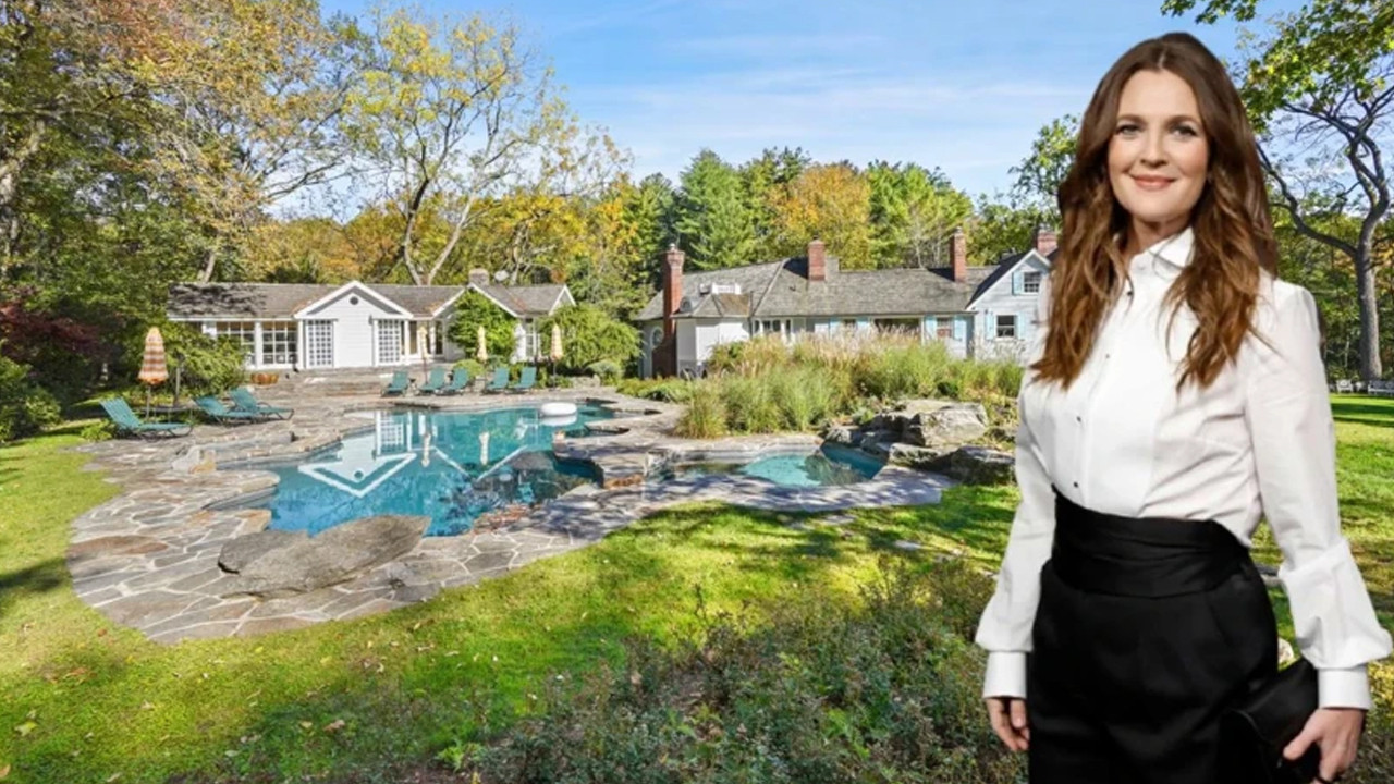 Hollywood yıldızı Drew Barrymore New York’taki tarihi malikanesini 4,5 milyon dolara sattı